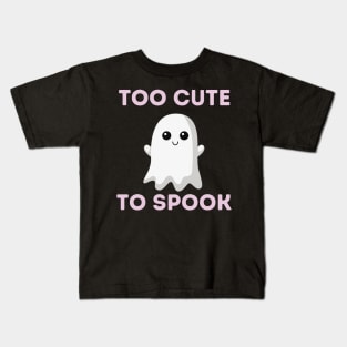 Funny Gifts for Halloween Too cute to spook Kids T-Shirt